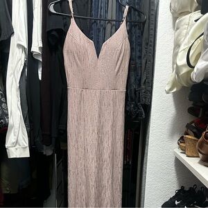 City Triangles Blush Maxi Dress